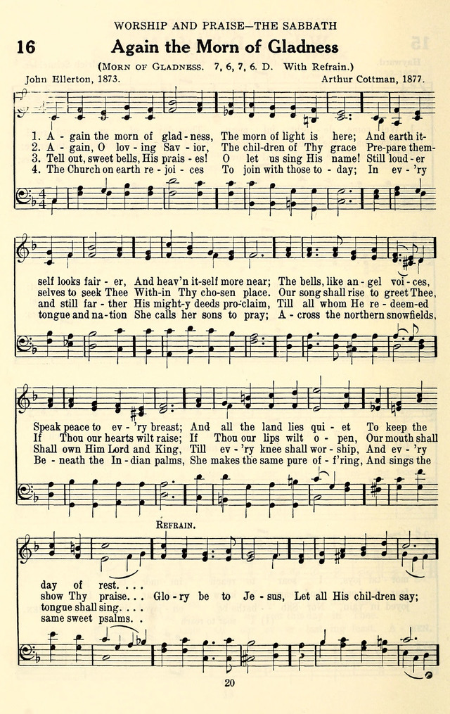 The Baptist Standard Hymnal: with responsive readings: a new book for all services page 12