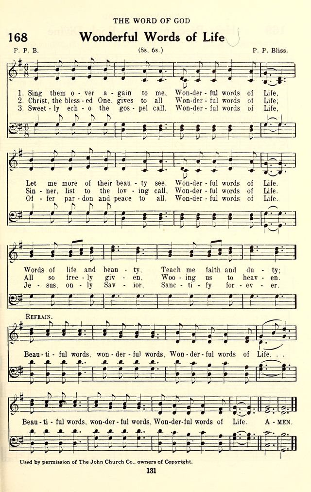 The Baptist Standard Hymnal: with responsive readings: a new book for all services page 123