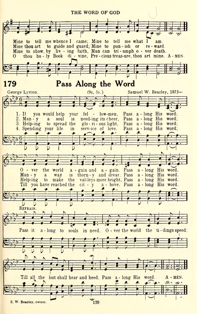 The Baptist Standard Hymnal: with responsive readings: a new book for all services page 131