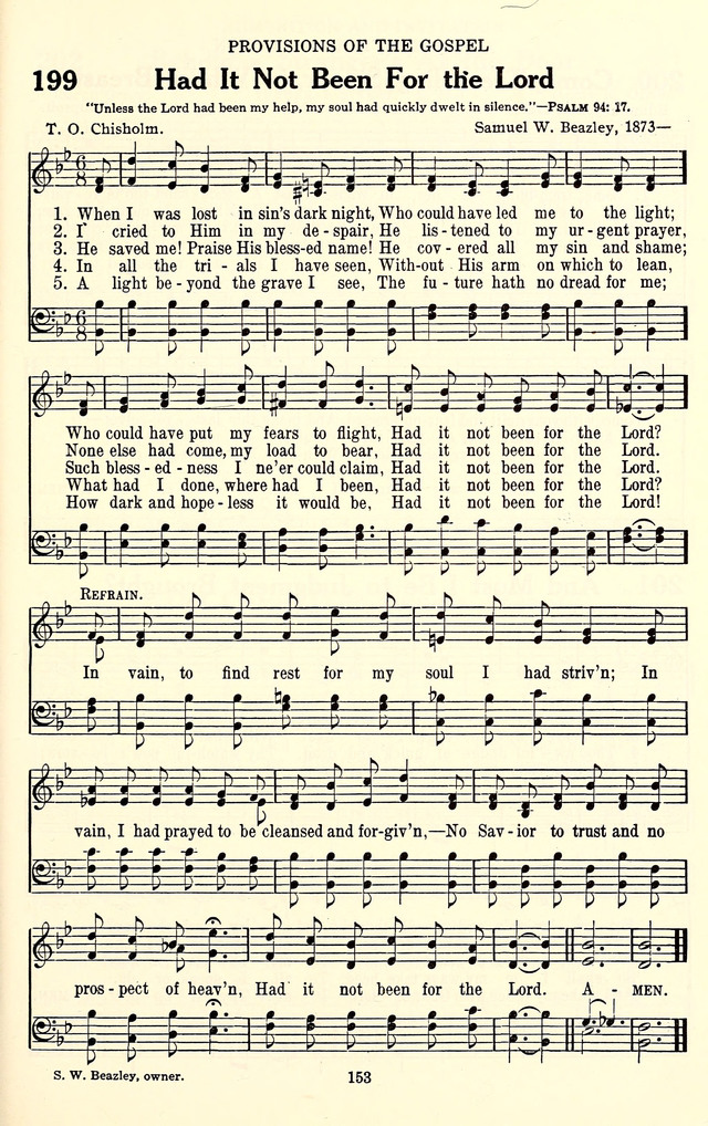 The Baptist Standard Hymnal: with responsive readings: a new book for all services page 145