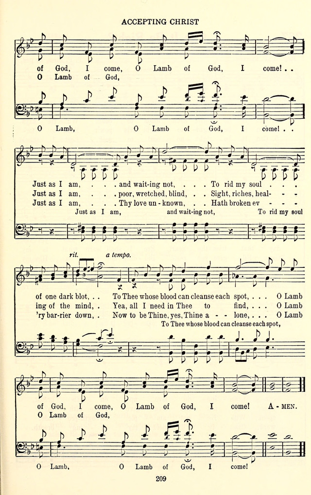 The Baptist Standard Hymnal: with responsive readings: a new book for all services page 201