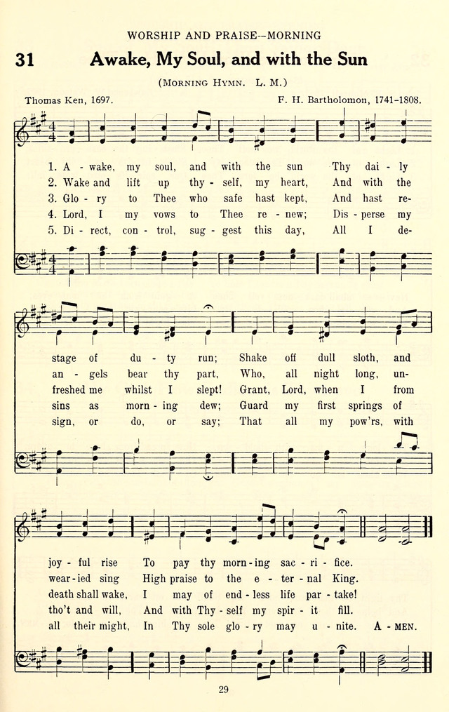 The Baptist Standard Hymnal: with responsive readings: a new book for all services page 21