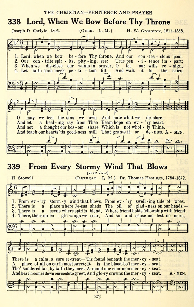 The Baptist Standard Hymnal: with responsive readings: a new book for all services page 266