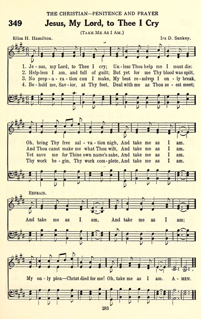 The Baptist Standard Hymnal: with responsive readings: a new book for all services page 275