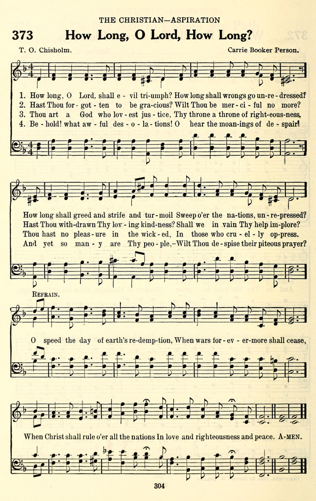 The Baptist Standard Hymnal: with responsive readings: a new book for all services page 296