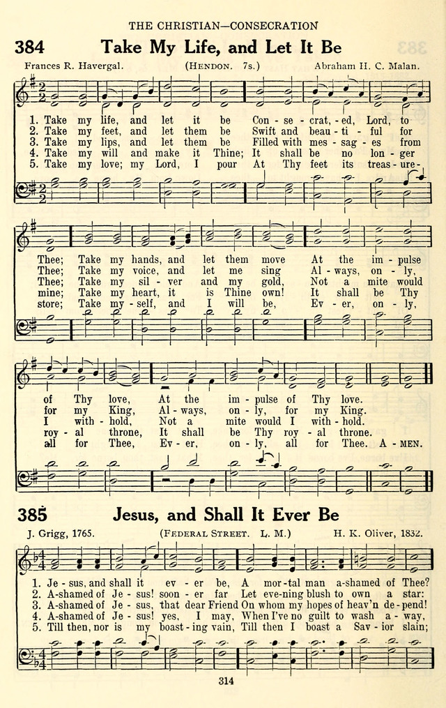 The Baptist Standard Hymnal: with responsive readings: a new book for all services page 306