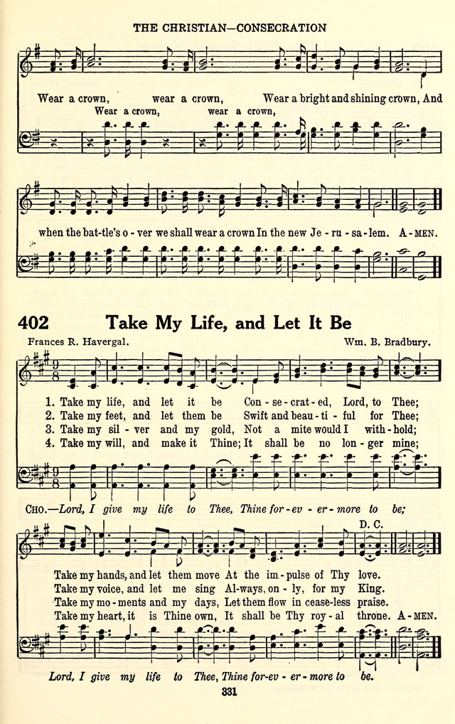 The Baptist Standard Hymnal: with responsive readings: a new book for all services page 323