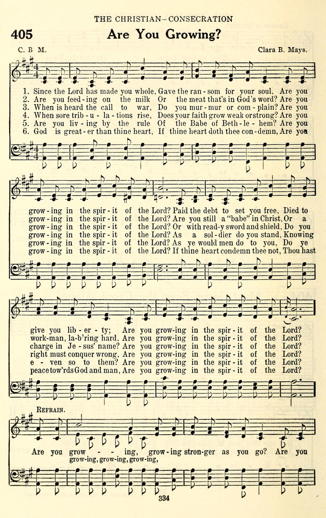 The Baptist Standard Hymnal: with responsive readings: a new book for all services page 326