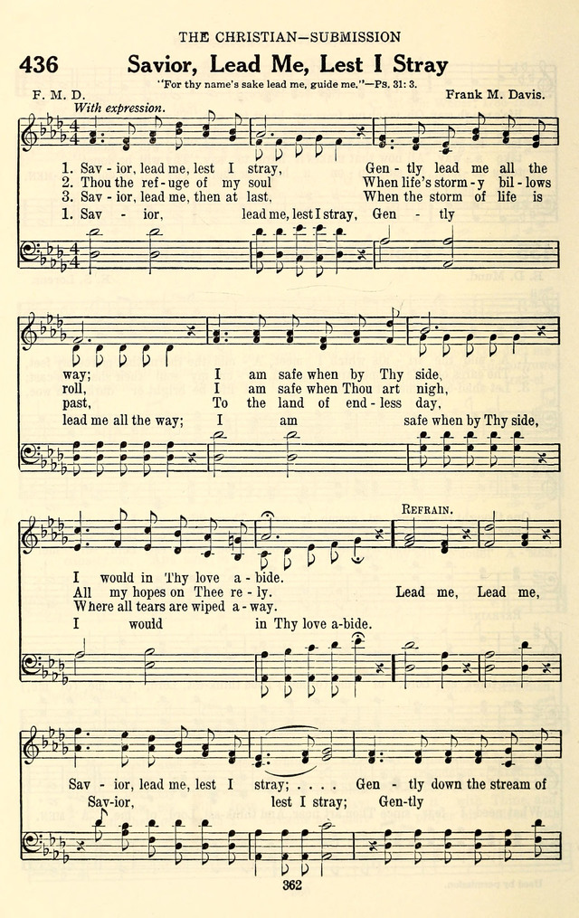 The Baptist Standard Hymnal: with responsive readings: a new book for all services page 354