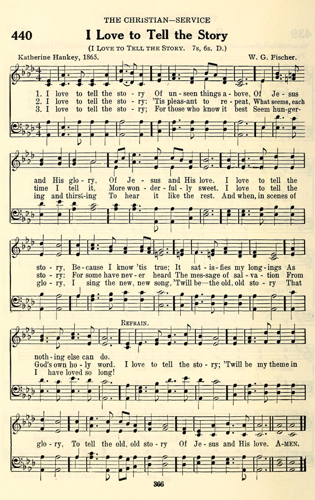 The Baptist Standard Hymnal: with responsive readings: a new book for all services page 358