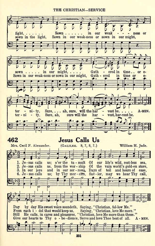 The Baptist Standard Hymnal: with responsive readings: a new book for all services page 383