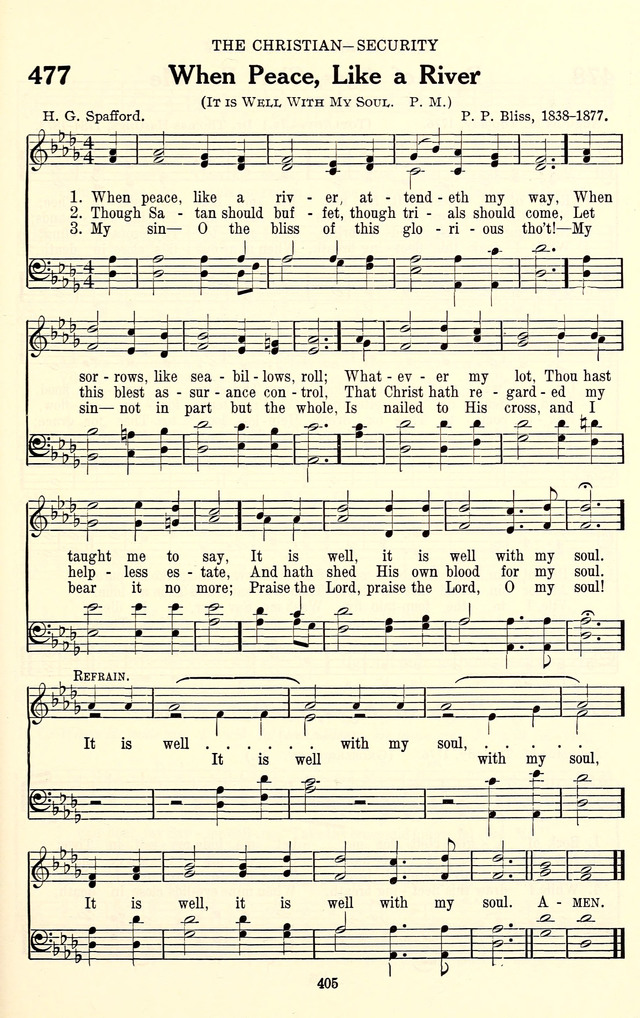 The Baptist Standard Hymnal: with responsive readings: a new book for all services page 397
