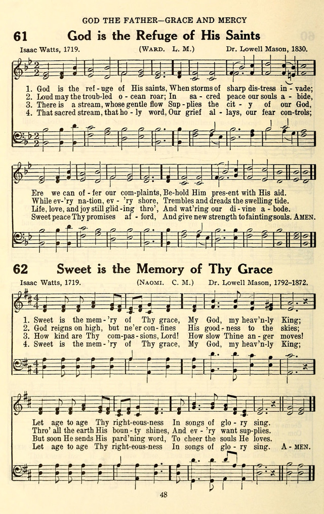 The Baptist Standard Hymnal: with responsive readings: a new book for all services page 40