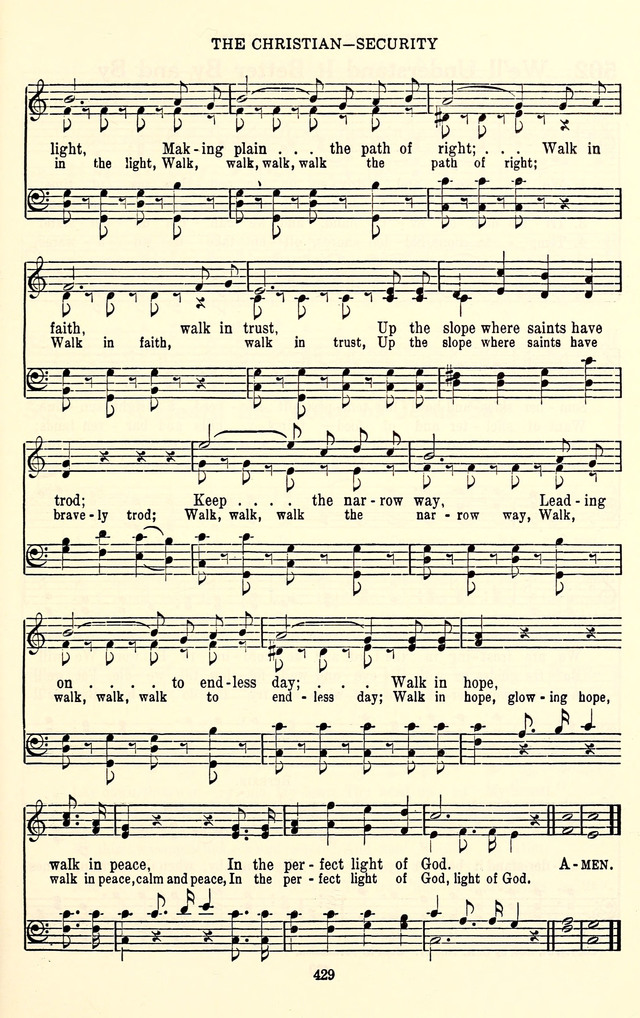 The Baptist Standard Hymnal: with responsive readings: a new book for all services page 421