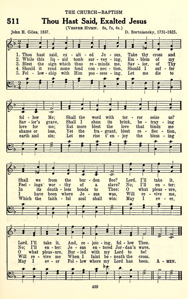 The Baptist Standard Hymnal: with responsive readings: a new book for all services page 431