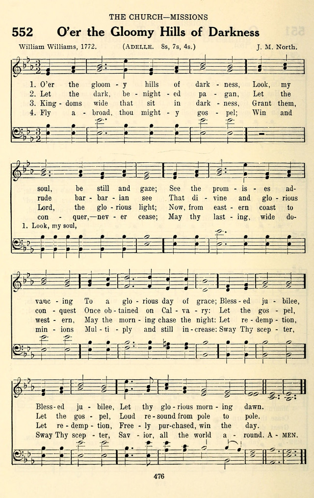 The Baptist Standard Hymnal: with responsive readings: a new book for all services page 468