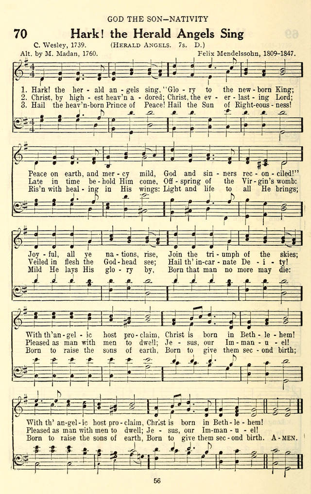 The Baptist Standard Hymnal: with responsive readings: a new book for all services page 48