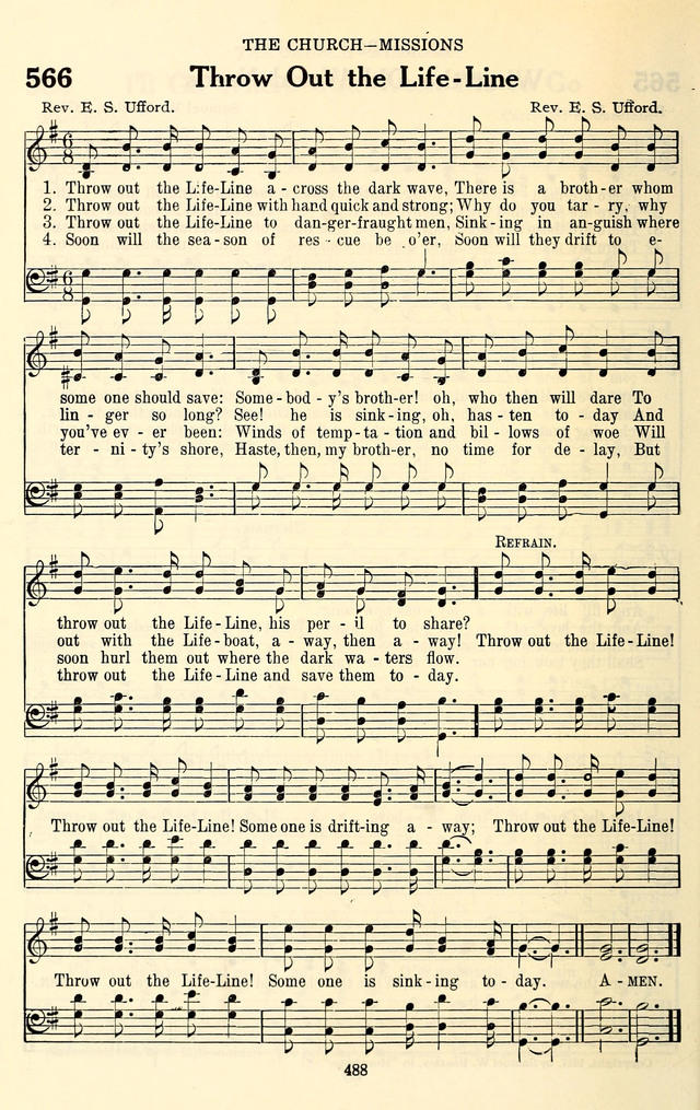 The Baptist Standard Hymnal: with responsive readings: a new book for all services page 480