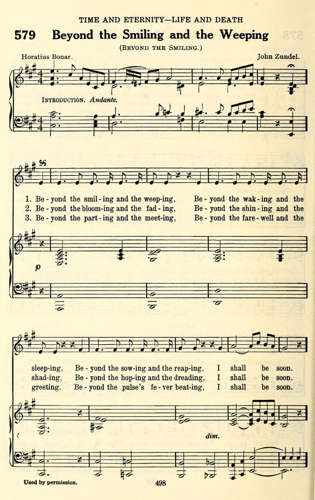 The Baptist Standard Hymnal: with responsive readings: a new book for all services page 490