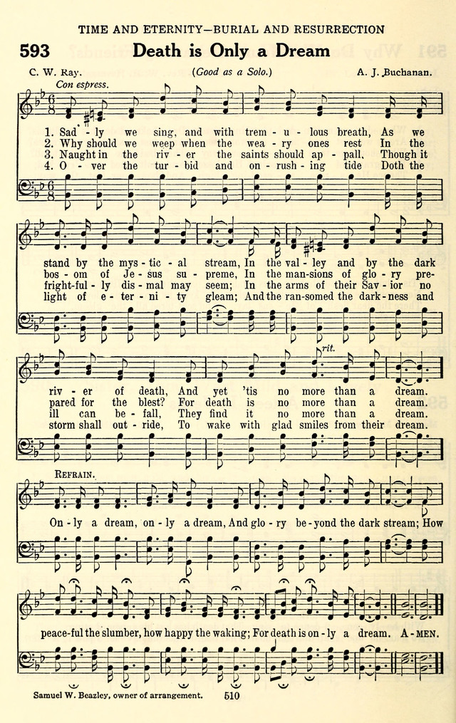 The Baptist Standard Hymnal: with responsive readings: a new book for all services page 502