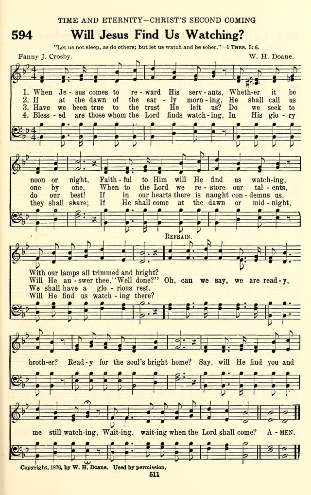 The Baptist Standard Hymnal: with responsive readings: a new book for all services page 503