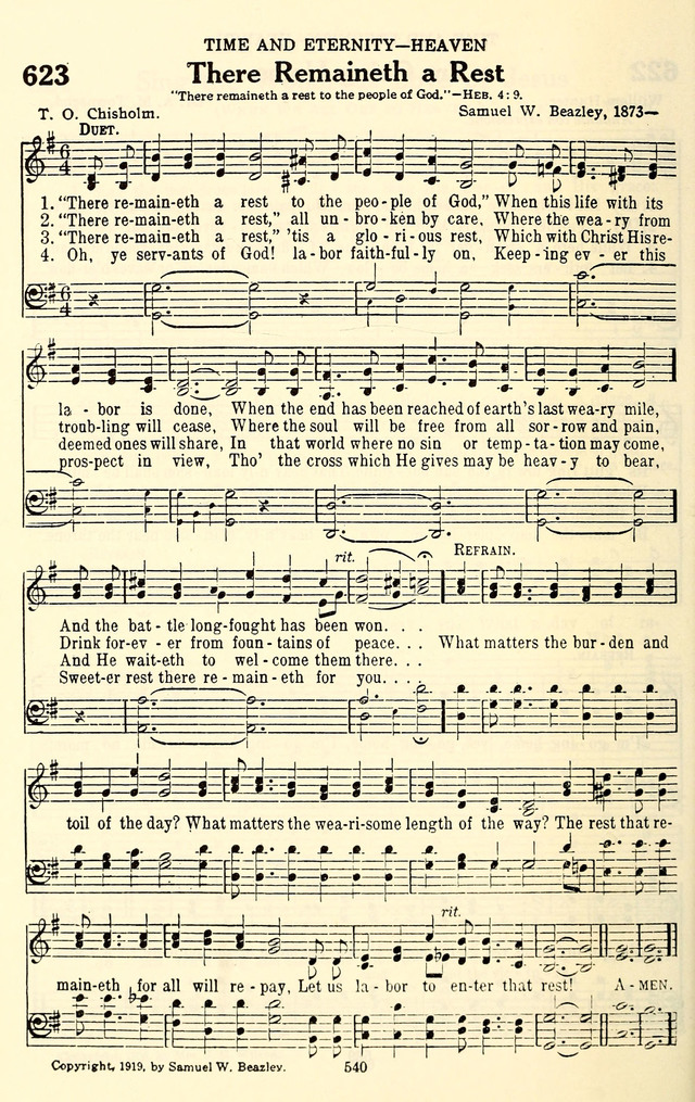 The Baptist Standard Hymnal: with responsive readings: a new book for all services page 532