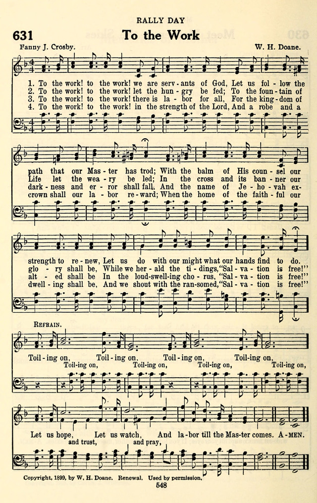 The Baptist Standard Hymnal: with responsive readings: a new book for all services page 540