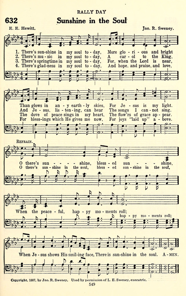 The Baptist Standard Hymnal: with responsive readings: a new book for all services page 541