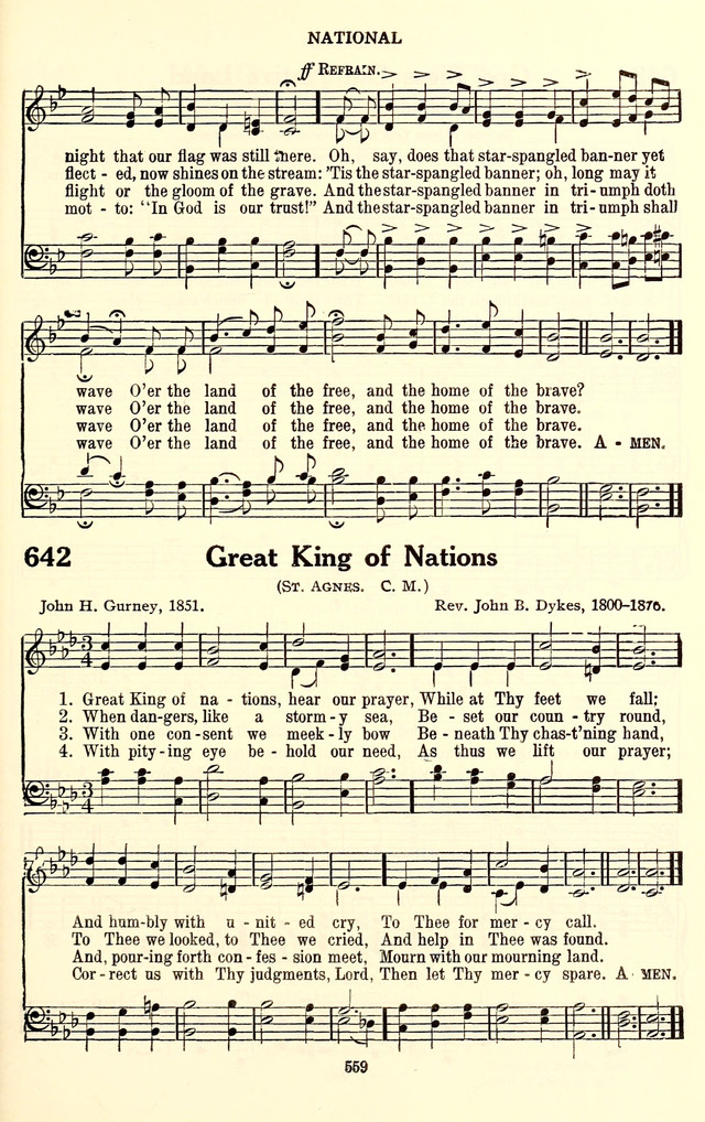 The Baptist Standard Hymnal: with responsive readings: a new book for all services page 551