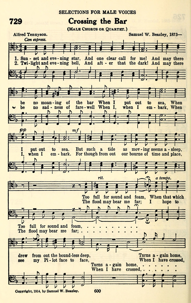 The Baptist Standard Hymnal: with responsive readings: a new book for all services page 592