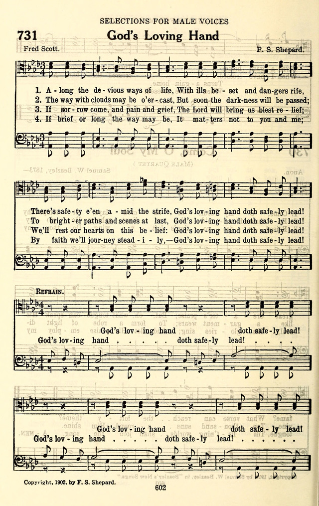 The Baptist Standard Hymnal: with responsive readings: a new book for all services page 594
