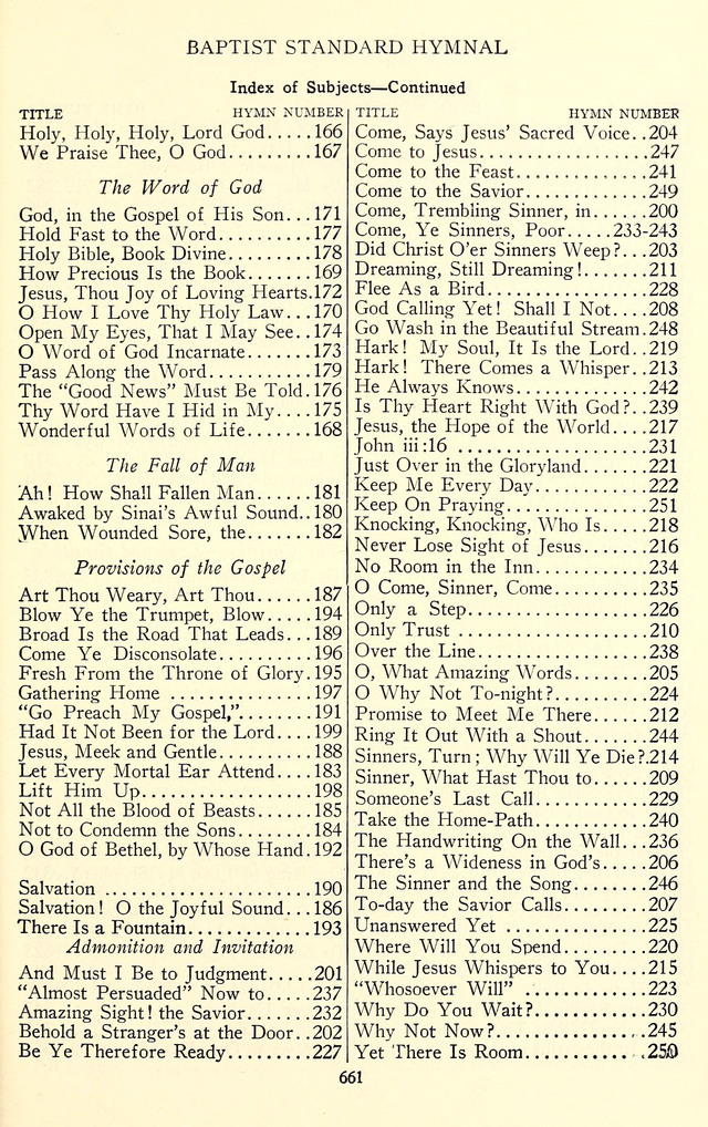 The Baptist Standard Hymnal: with responsive readings: a new book for all services page 653