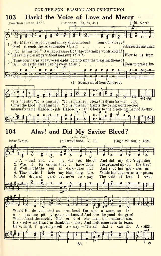 The Baptist Standard Hymnal: with responsive readings: a new book for all services page 75