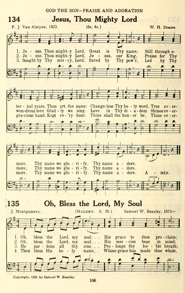 The Baptist Standard Hymnal: with responsive readings: a new book for all services page 98