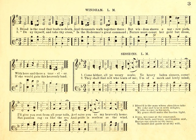 Bible School Hymns and Sacred Songs for Sunday Schools and Other Religious Services page 3