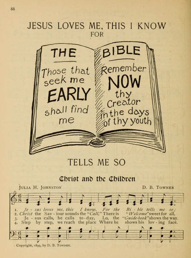 Bible Study Songs: for junior societies, junior and primary Sunday schools page 88