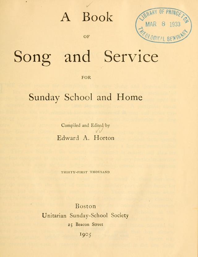 A Book of Song and Service: for Sunday school and home page 10