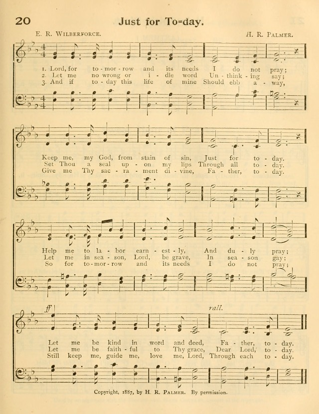 A Book of Song and Service: for Sunday school and home page 110