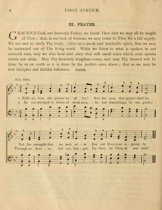 A Book of Song and Service: for Sunday school and home page 19