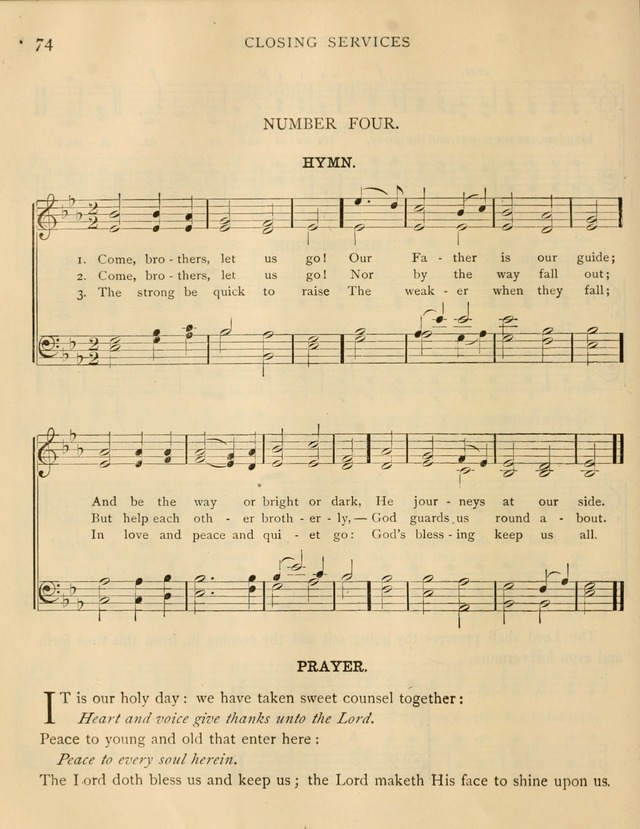 A Book of Song and Service: for Sunday school and home page 89