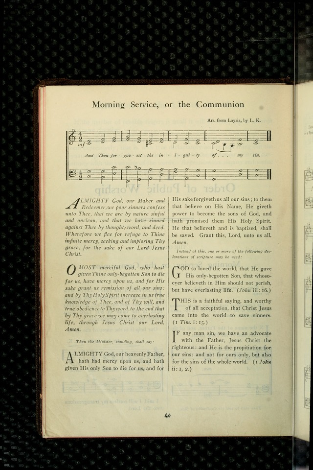Book of Worship with Hymns and Tunes  page 46