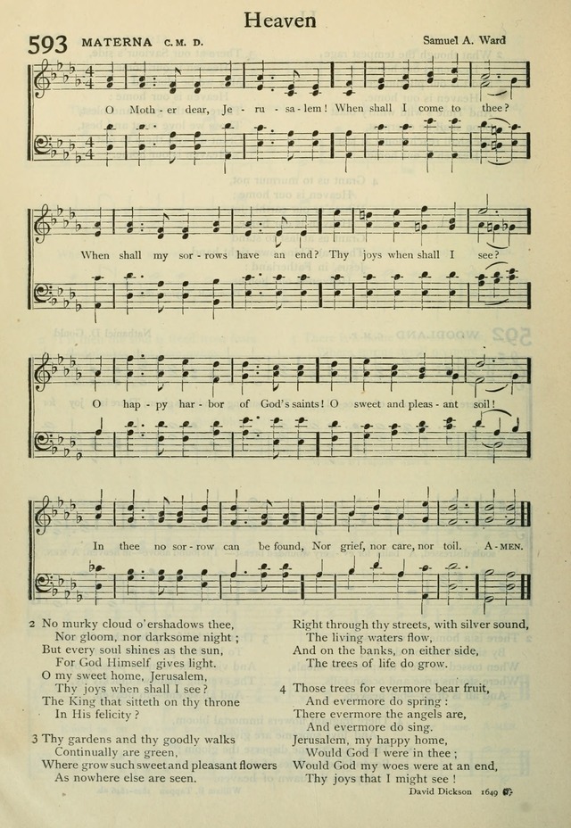 Book of Worship with Hymns and Tunes  page 734