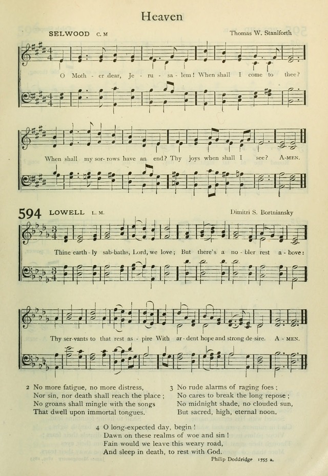 Book of Worship with Hymns and Tunes  page 735