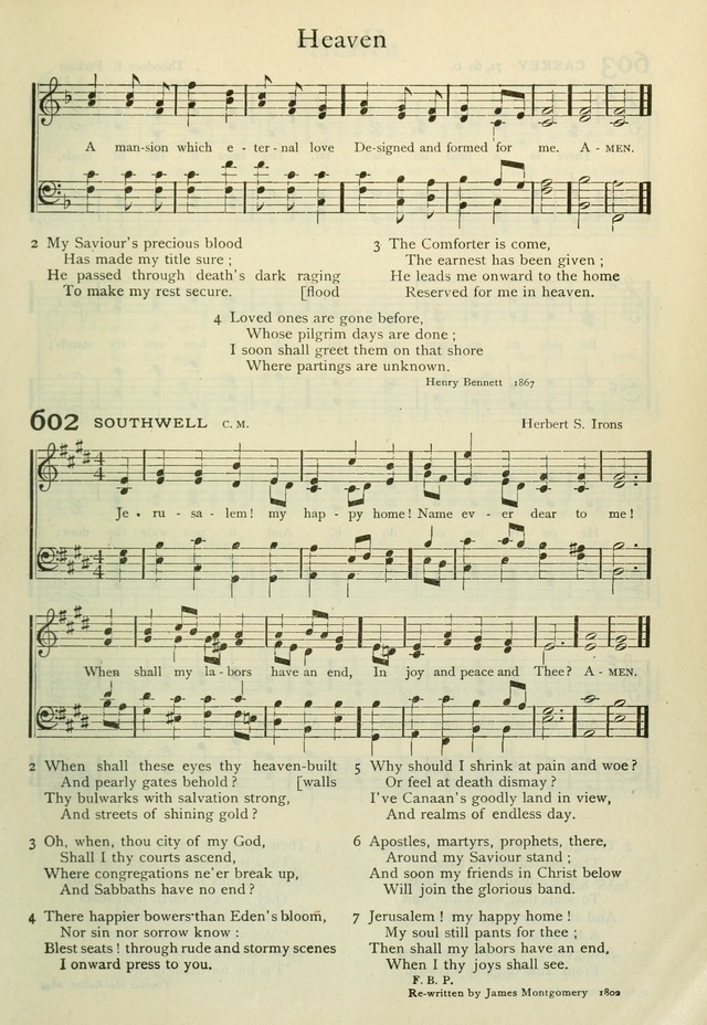 Book of Worship with Hymns and Tunes  page 741