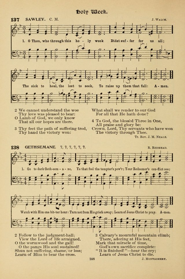 Hymnal Companion to the Prayer Book with Accompanying Tunes (Second Edition) page 109