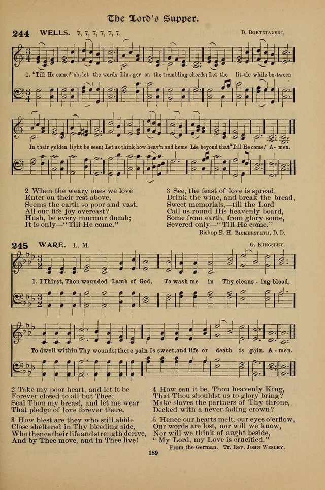 Hymnal Companion to the Prayer Book with Accompanying Tunes (Second Edition) page 190