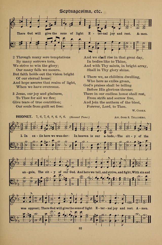 Hymnal Companion to the Prayer Book with Accompanying Tunes (Second Edition) page 84