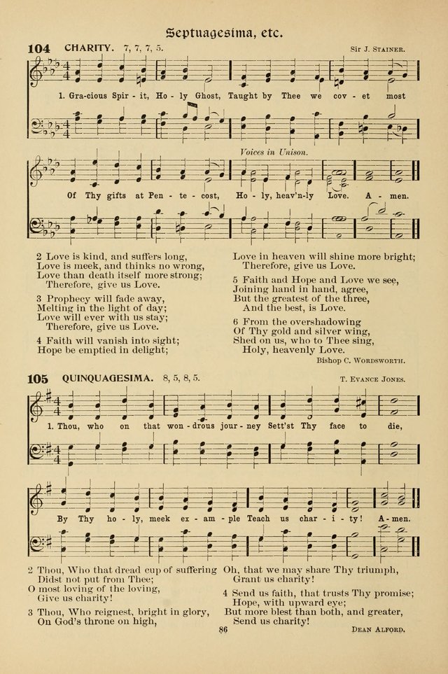 Hymnal Companion to the Prayer Book with Accompanying Tunes (Second Edition) page 87