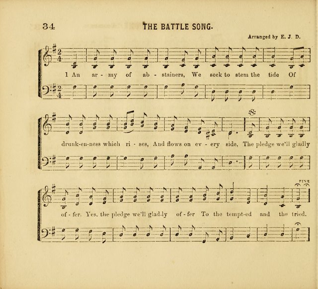 Band of Hope Melodies: adapted to Band of Hope, Cadet. and other temperance meetings. In two parts. page 35