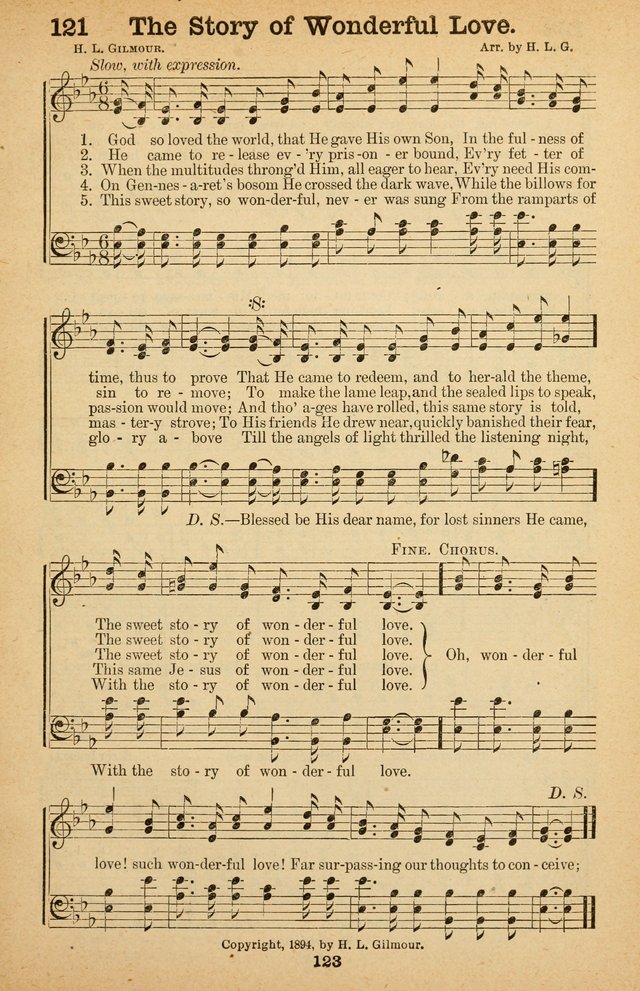 The Bow of Promise: hymns new and old for missionary and revival meetings and Sabbath-schools page 126